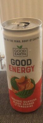 Good energy Organic Guayusa Blood orange & Tangerine