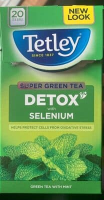 Tetley Detox Super Green Tea Mint