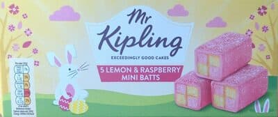 Lemon And Raspberry Mini Battenburg