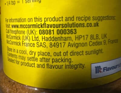 Seasoning