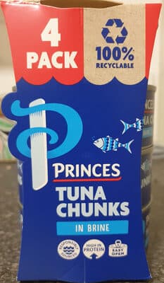 Tuna chunks in brine