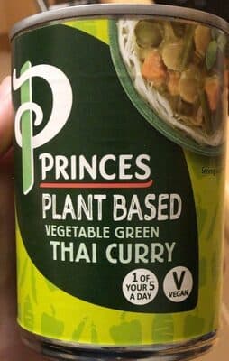 Plant Based Vegetable Green Thai Curry