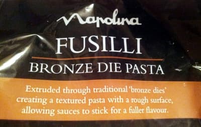 Fusilli Bronze pasta
