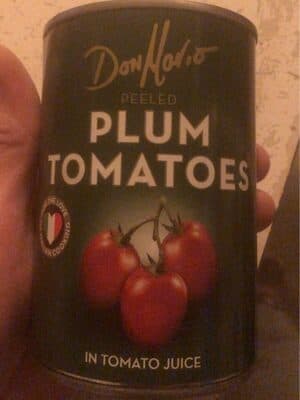 Peeled Plum tomatoes
