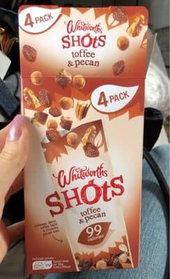 Whitworths shots, toffe and pecan