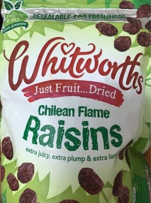 Jumbo flame raisins