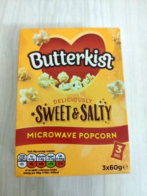 Sweet & Salted microwave popcorn