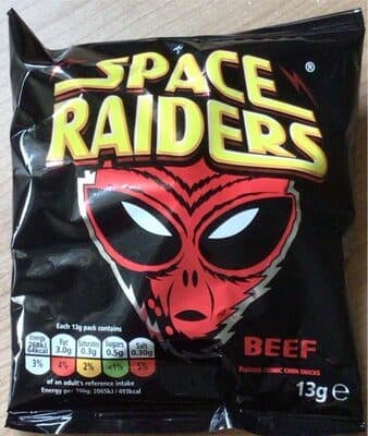 Beef: flavour cosmic corn snaks