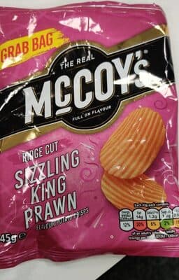 McCoy's Ridge Cut Sizzling King Prawn