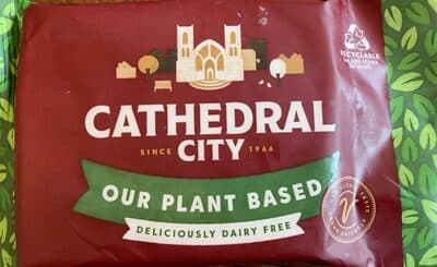 Cathedral city vegan cheese block