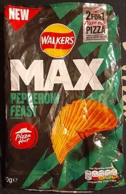 Pizza Hut Pepperoni Feast Crisps