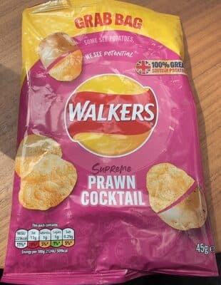 Prawn Cocktail Flavour Potato Crisps