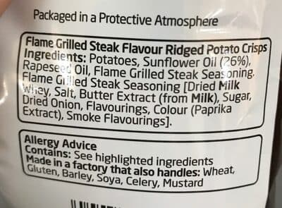 Max Flame Grilled Steak Crisps
