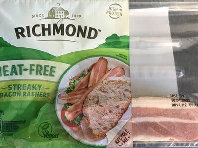 Meat-Free streaky bacon rashers