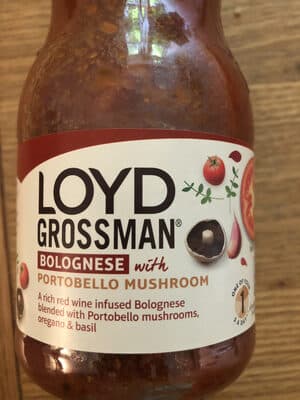 Loyd Grossman Bolognese Portobello Mushroom