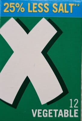 Oxo Reduced Salt Vegetable Stock Cubes