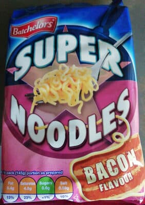 Super Noodles Bacon Flavour