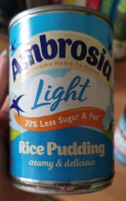 ambrosia light rice pudding