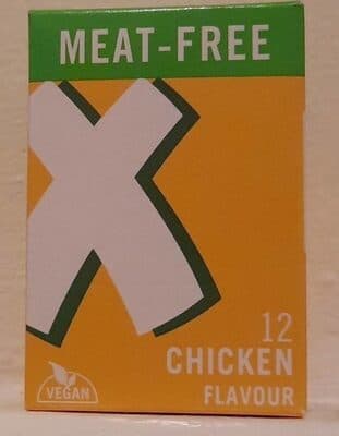 Meat free chicken flavour stock cubes