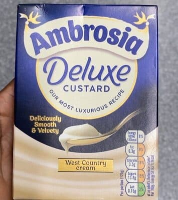 Deluxe custard West Country Cream