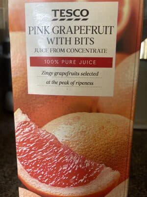 Pink Grapefruit Juice