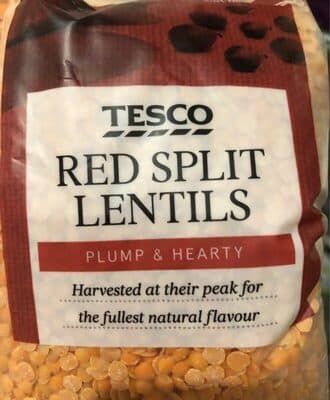 Red split lentils