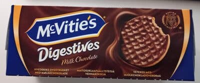 Digestive galletas con chocolate con leche