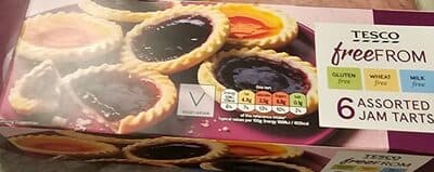 tesco free from assorted jam tarts