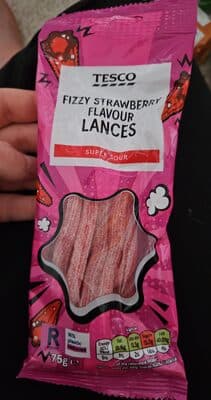Tesco Strawberry Flavour Lances