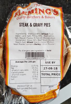 Steak and Gravy Pie