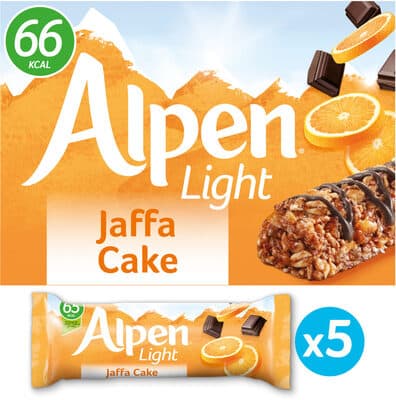 Light Jaffa Cake bars