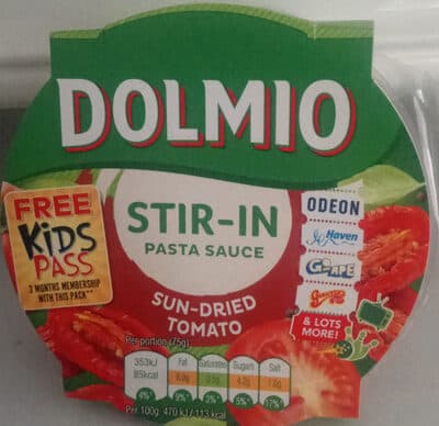 Dolmio Stir-In Pasta Sauce Sun-Dried Tomato