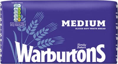 Medium Sliced Soft White Bread