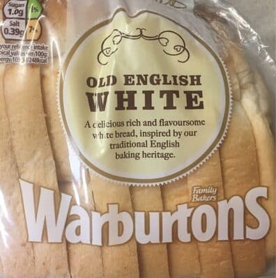 Warburtons Old English Medium Sliced White Bread