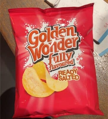 Ready salted crisps