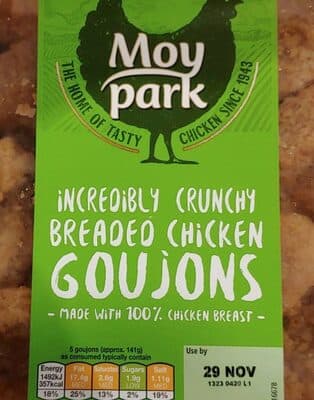Crunchy Breaded Chicken Goujins