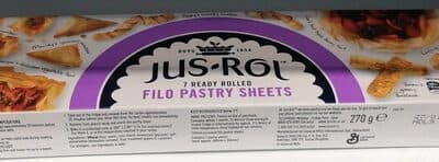 Filo Pastry Sheets