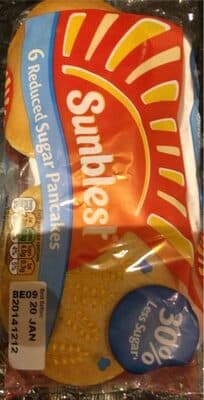 Reduced Sugar Pancakes