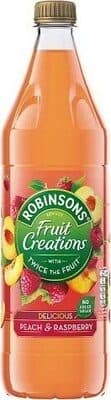 Fruit Creations Delicious Peach & Raspberry Squash