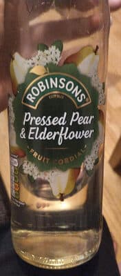 Pressed Pear & Elderflower Fruit Cordial