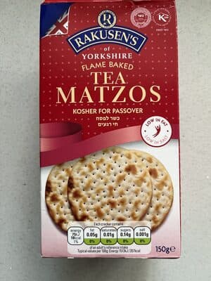 tea matzos