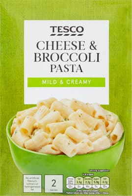 Pasta in Sauce Cheese and Broccoli