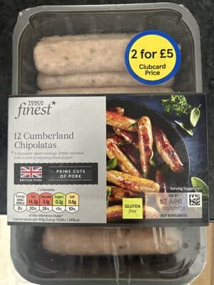 Cumberland Chipolatas