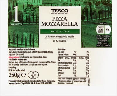 Mozzarella for Pizza