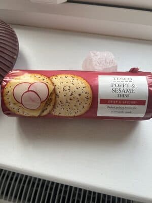 Poppy & Sesame thins