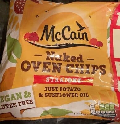Naked oven chips