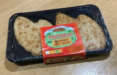 Golden Breaded Turkey Escalopes