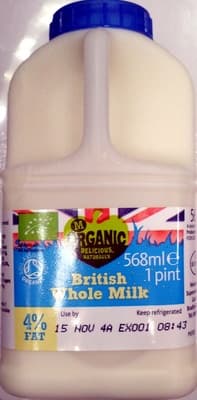 British Whole Milk