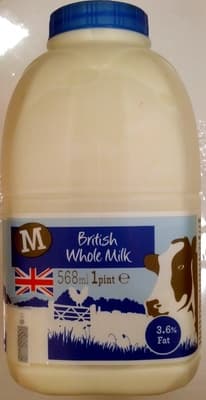 British Whole Milk