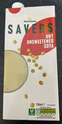 Uht unsweetened soya